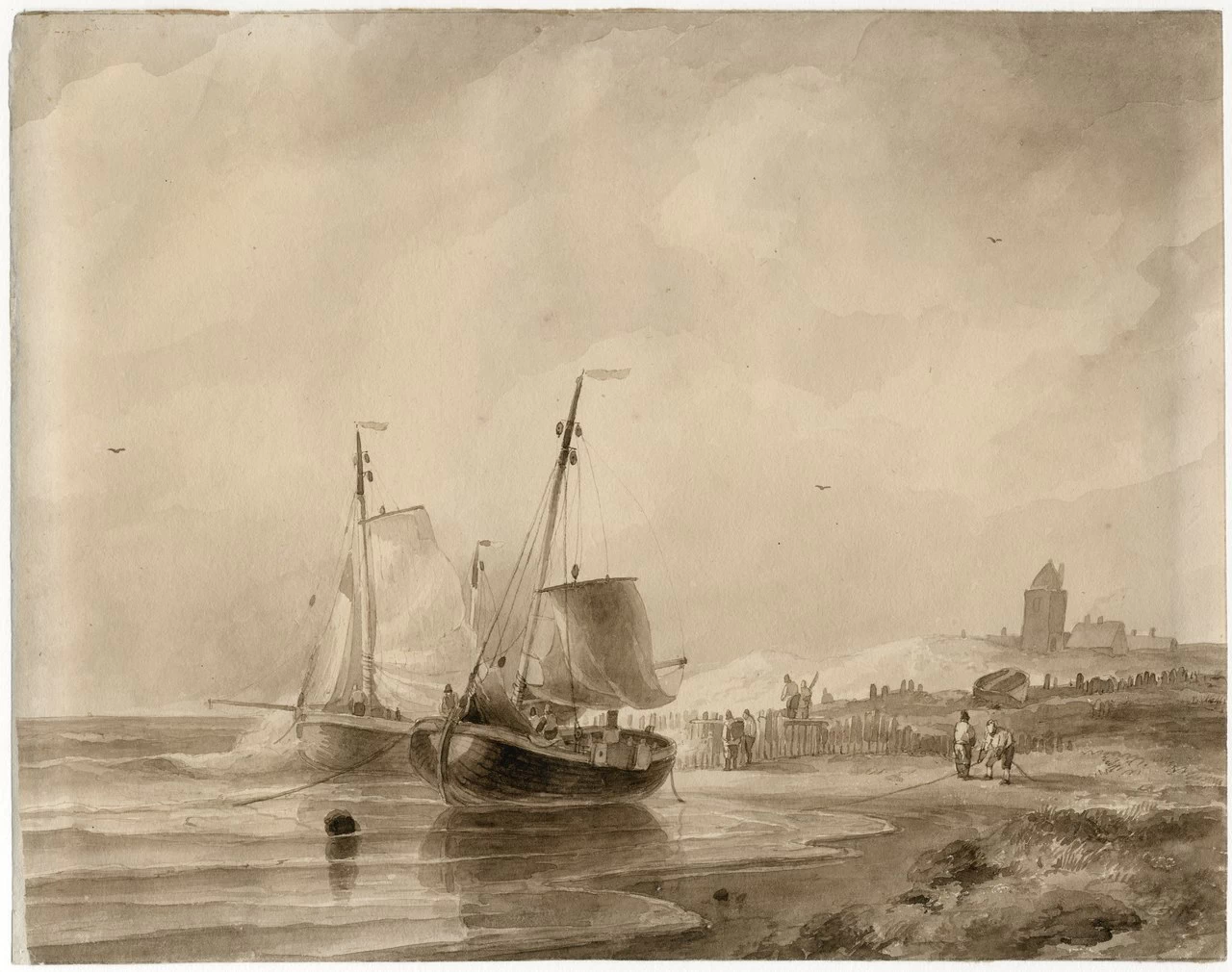 Wijnand Nuyen-7-Barche sulla spiaggia